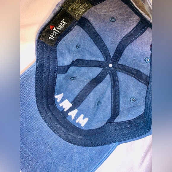 NWOT SPORTSMAN MAMA BASEBALL HATS🧢 X✌️- WASHED BLACK🖤/NAVY💙, OS, BNWOT✨➰💲Per 🧢✨✨ - Picture 12 of 14